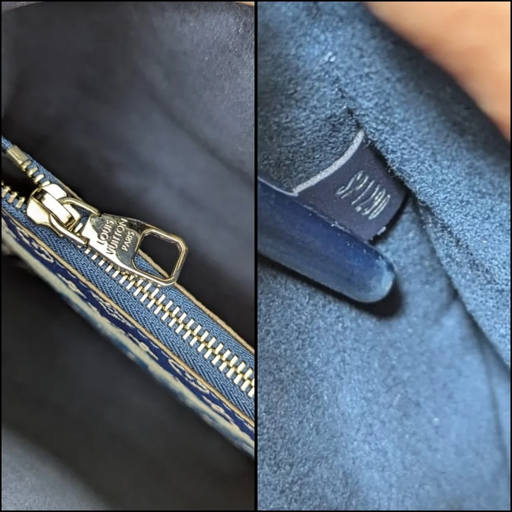 ✨️( Excellent Condition) Authentic Louis Vuitton Neonoe MM Monogram Blue Escale - Picture 9 of 16